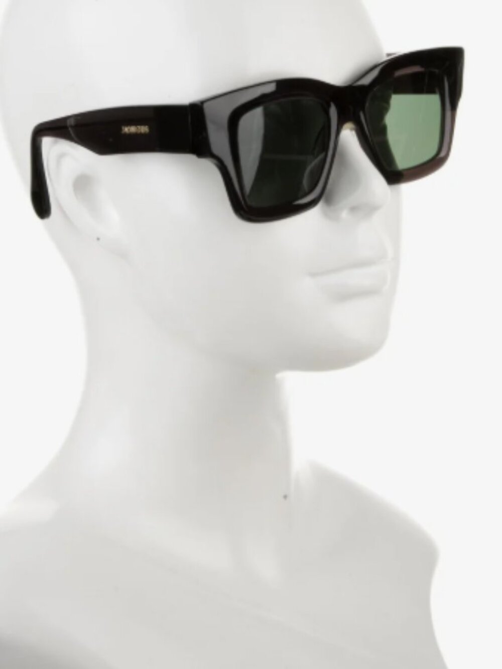 Jacquemus Wayfarer Tinted Sunglasses in Black